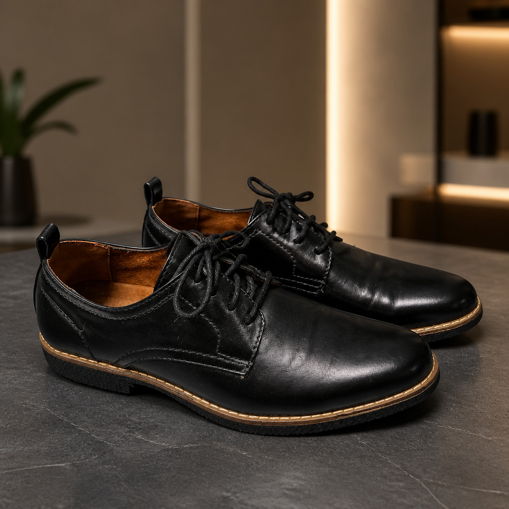 NWOB Deer Stags men's Oxford Wedding Business Church Dress Shoes size 6